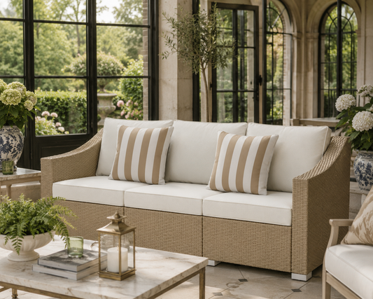 The Conservatory Collection | Hawthorne All-Weather Wicker Outdoor Sofa