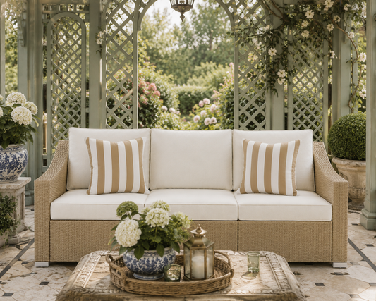 The Conservatory Collection | Hawthorne All-Weather Wicker Outdoor Sofa