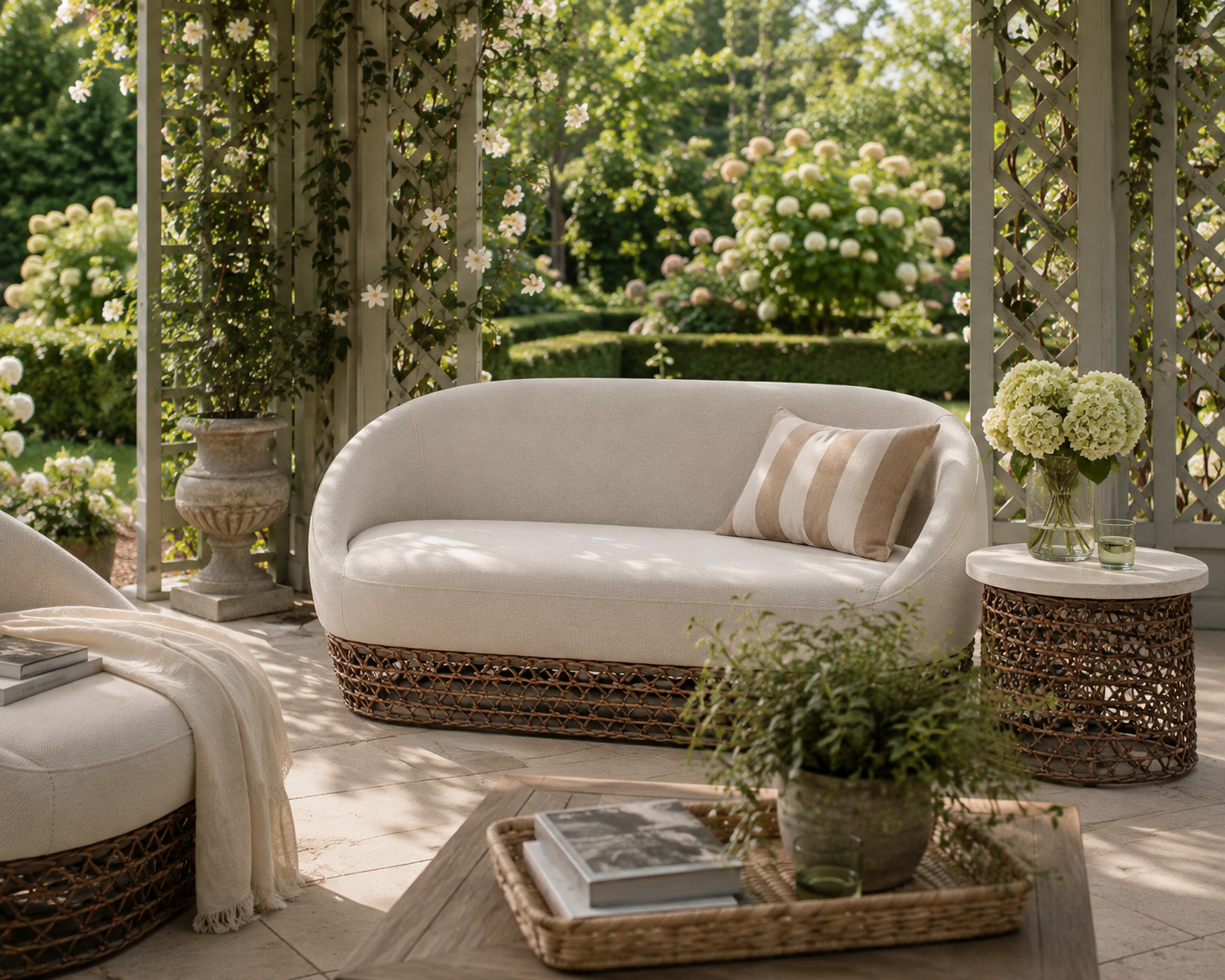 The Ashbourne Woven Outdoor Lounge Sofa