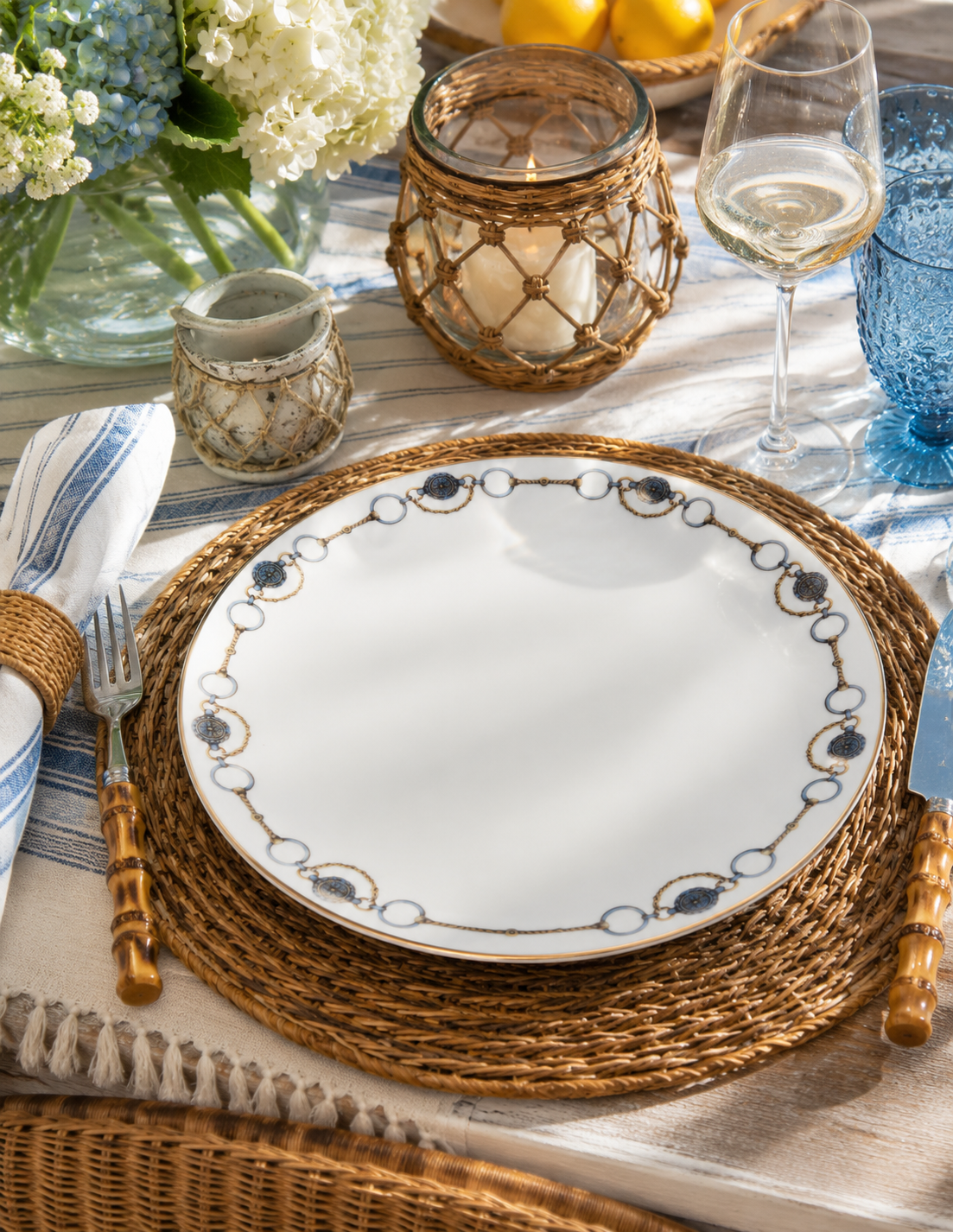 The Amarillo Concho Bone China Charger Plate