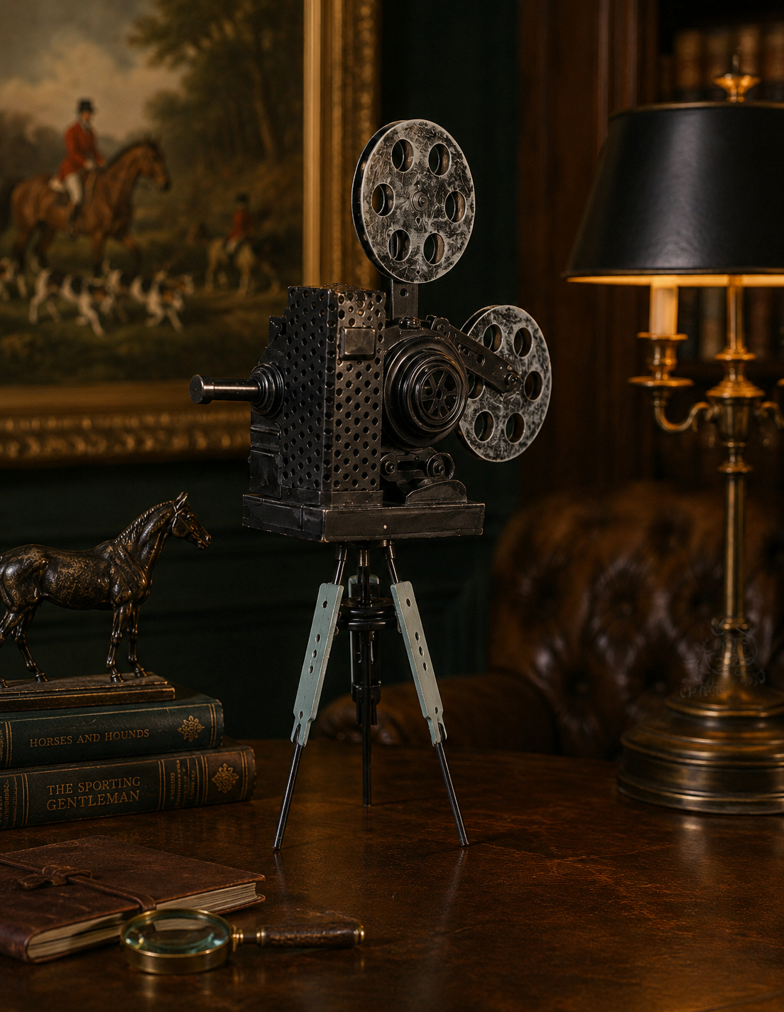 Vintage Movie Projector Metal Handmade