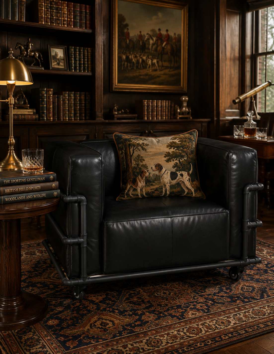 The Harrington Italian Leather Club Chair