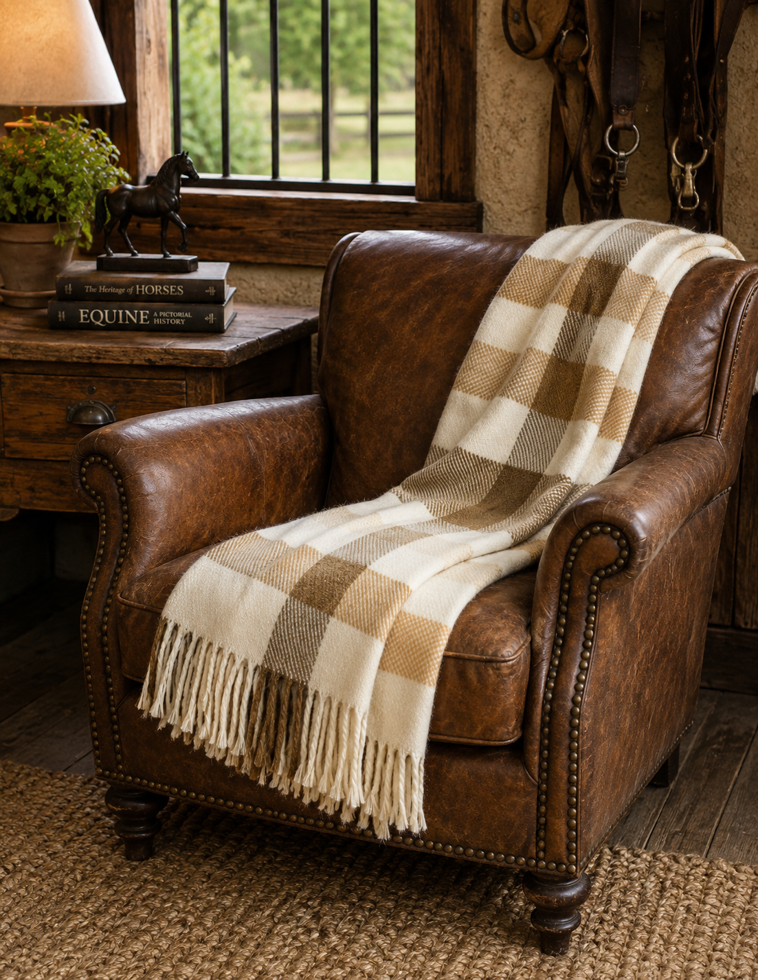 Brambleton Estate Plaid Woven Throw | 55" × 70"