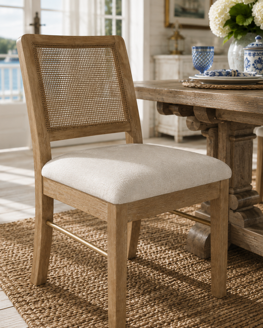 The Newport Cane Back Dining Chair