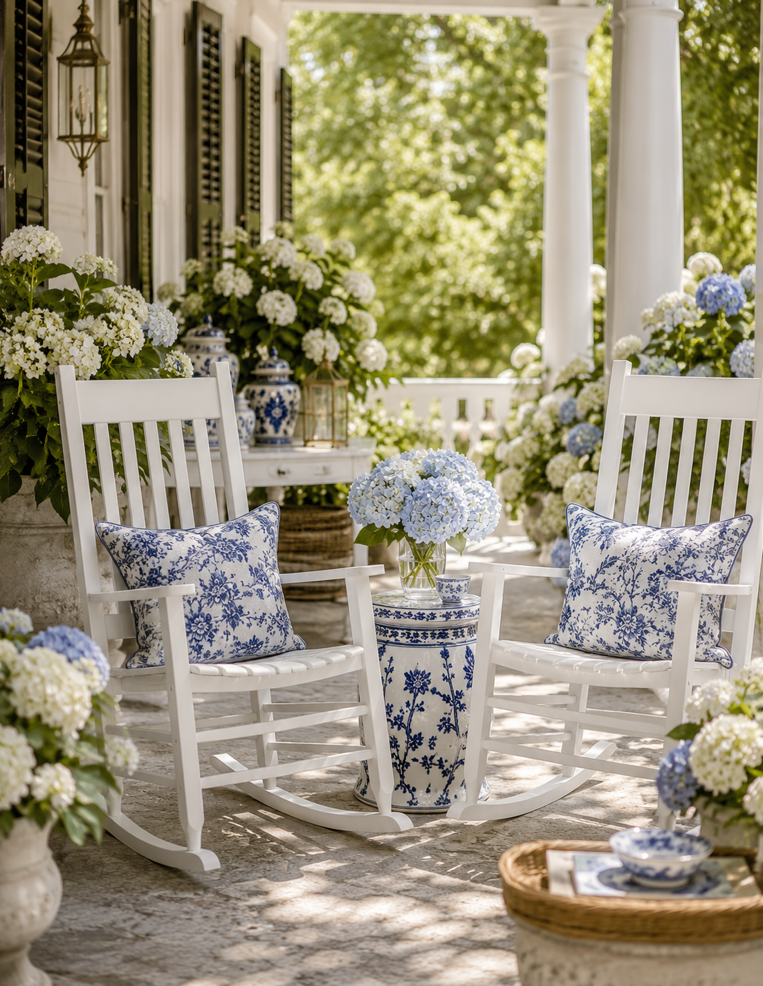 The Hawthorne Garden Porch Rocking Chair