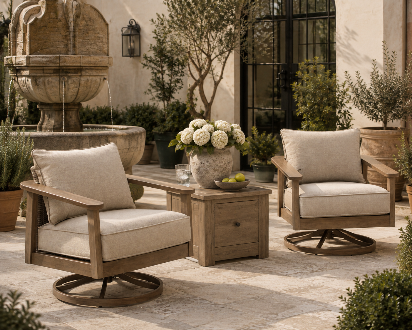 The Bellamy Swivel Lounge Chair