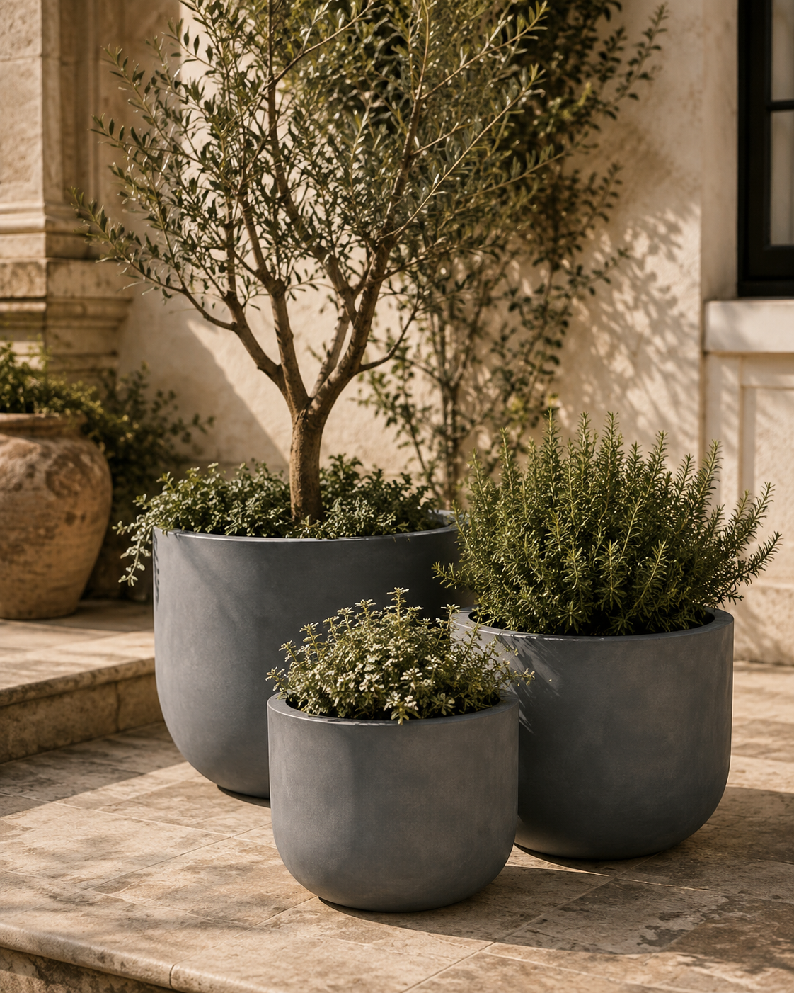 The Willow Courtyard Planter Collection