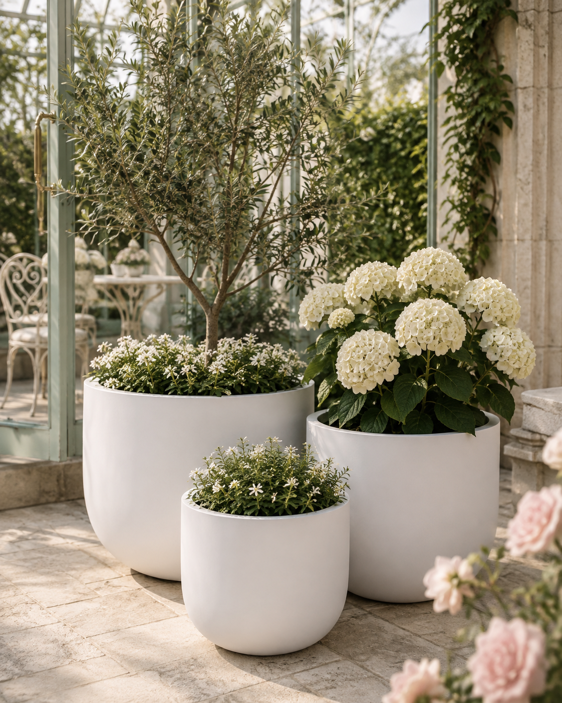 The Willow Courtyard Planter Collection