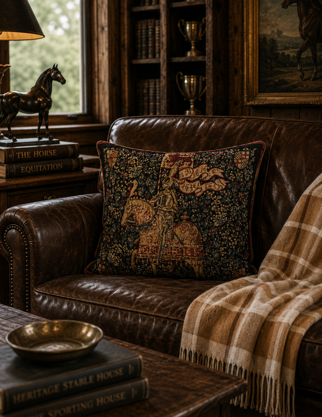 The Chevalier French Tapestry Pillow