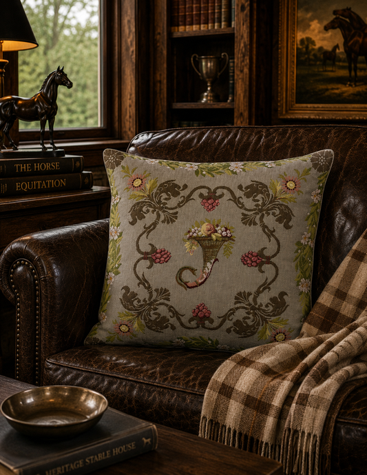 The Joséphine Botanical French Tapestry Pillow