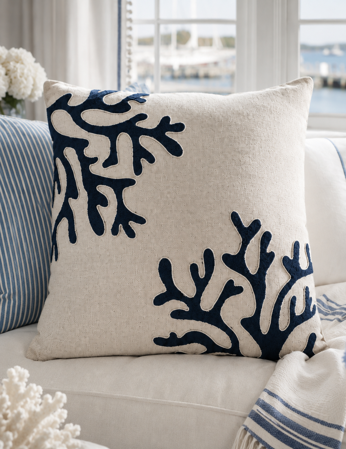 The Mariner Rope Knot Throw Pillow