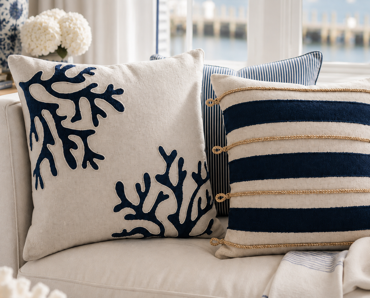 The Mariner Rope Knot Throw Pillow