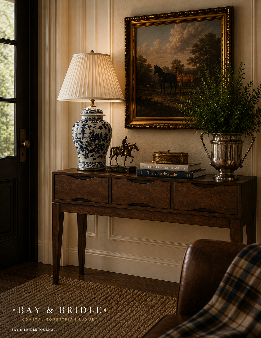 The Ashbourne Handcrafted Console Table