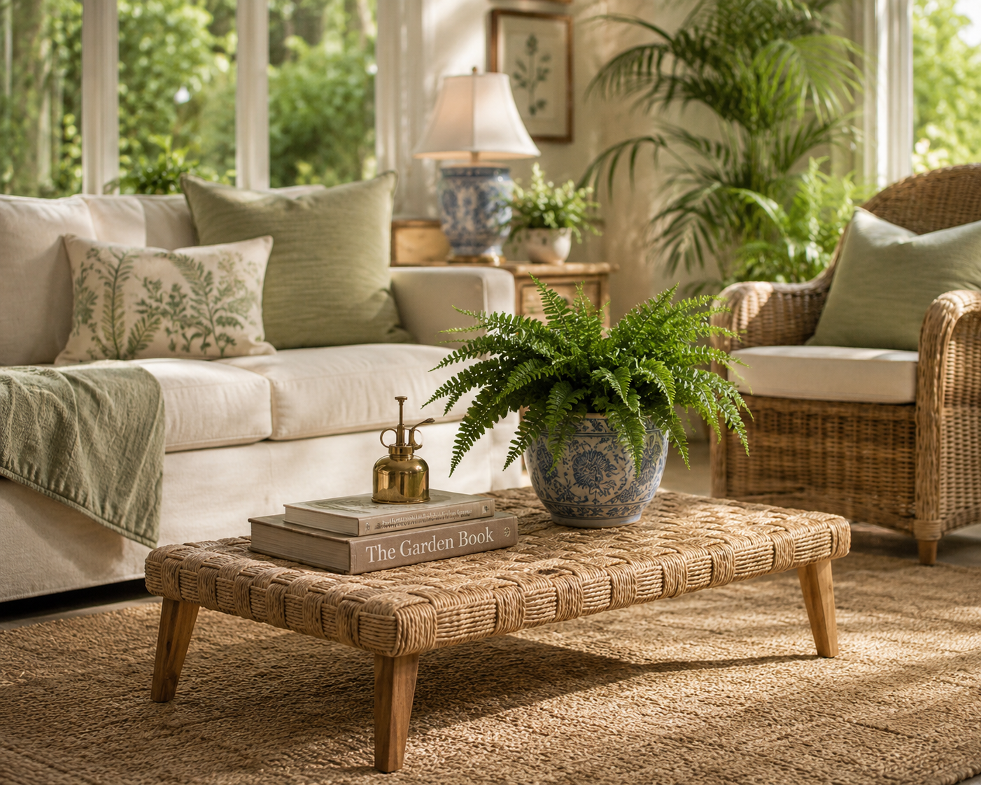 Ashbourne Handwoven Outdoor Coffee Table