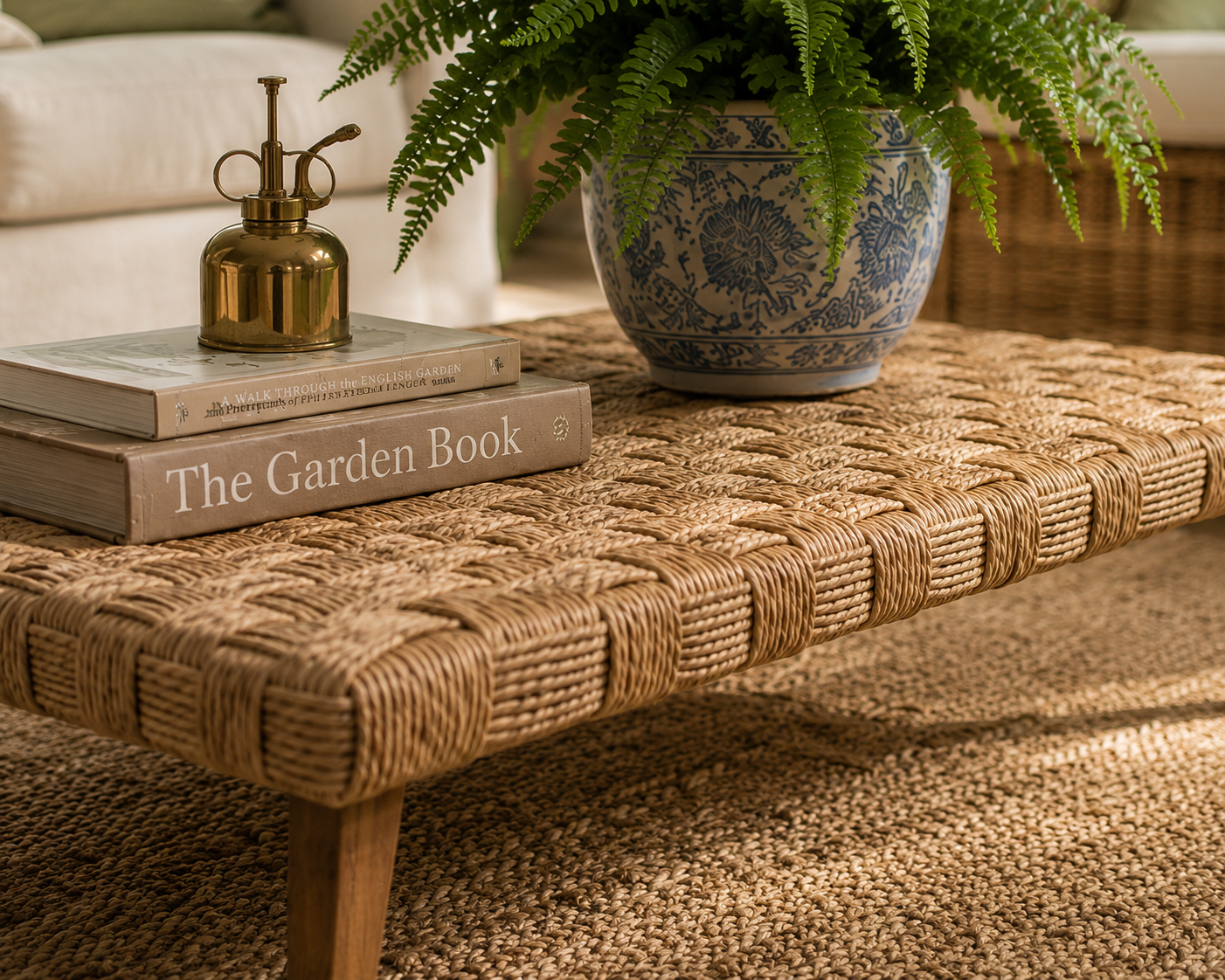 Ashbourne Handwoven Outdoor Coffee Table