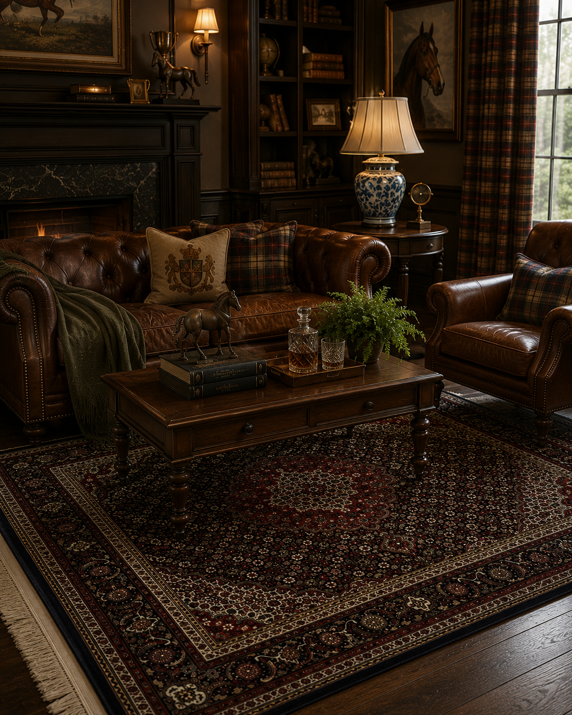 Ashford Hand-Knotted Persian Tabriz Wool Rug