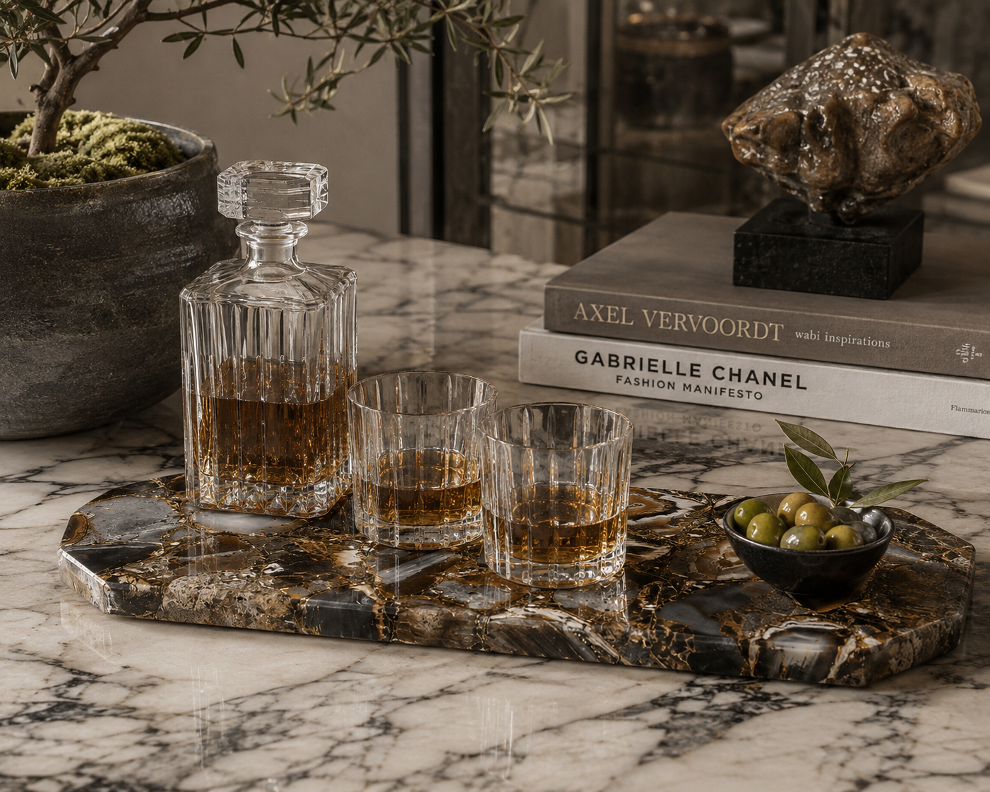 The Kensington Agate Serving Board