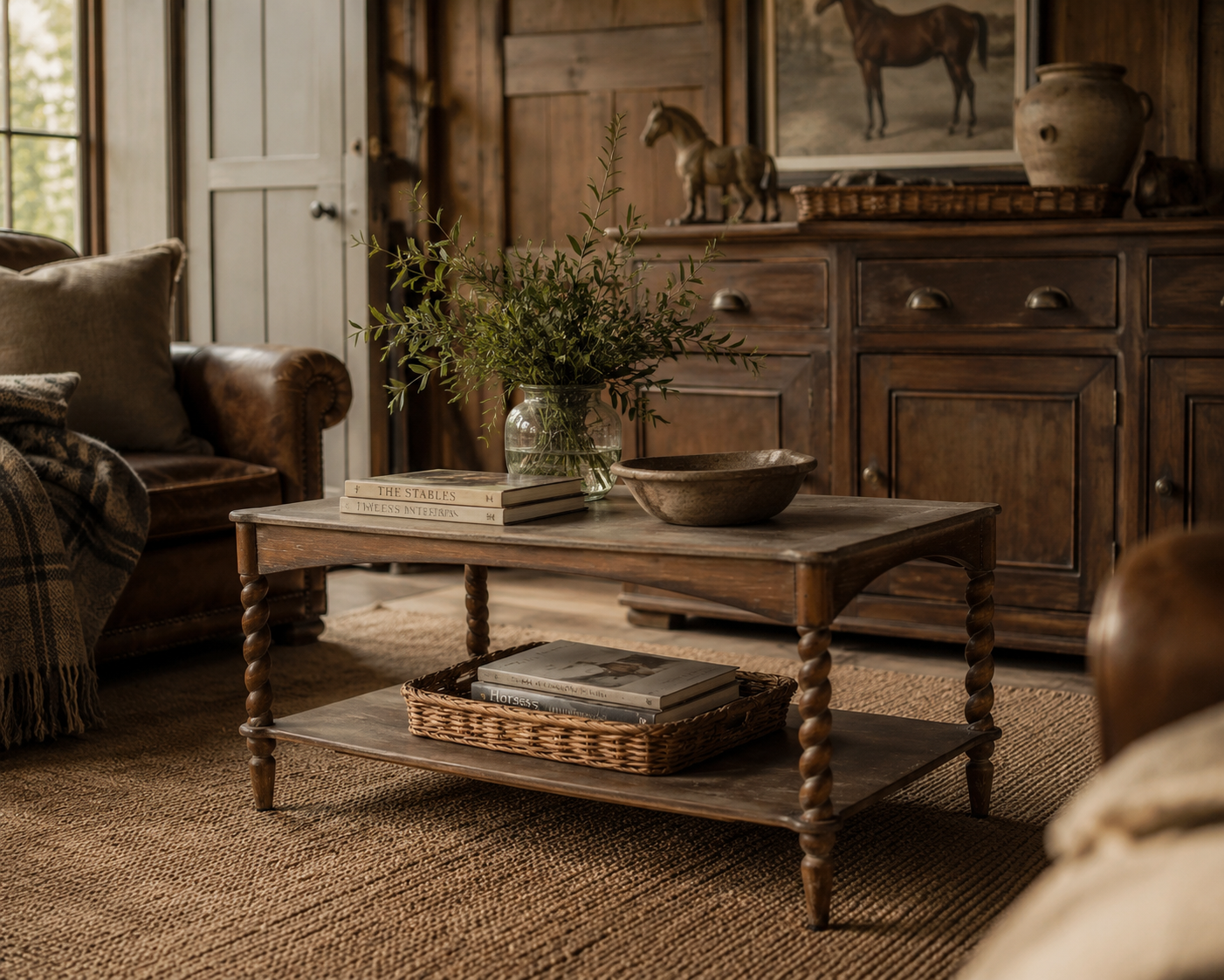 The Heirloom Turned Leg Coffee Table
