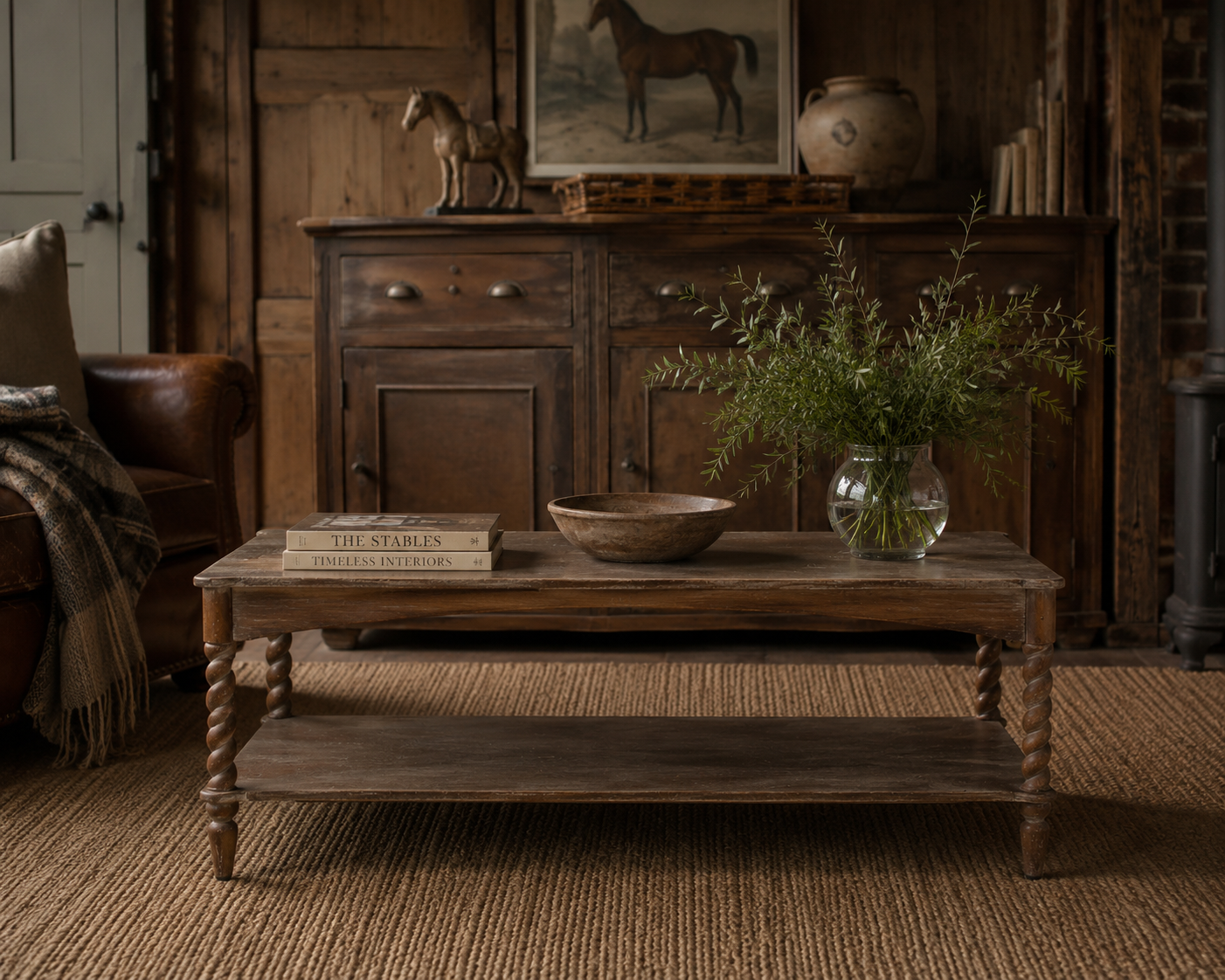 The Heirloom Turned Leg Coffee Table