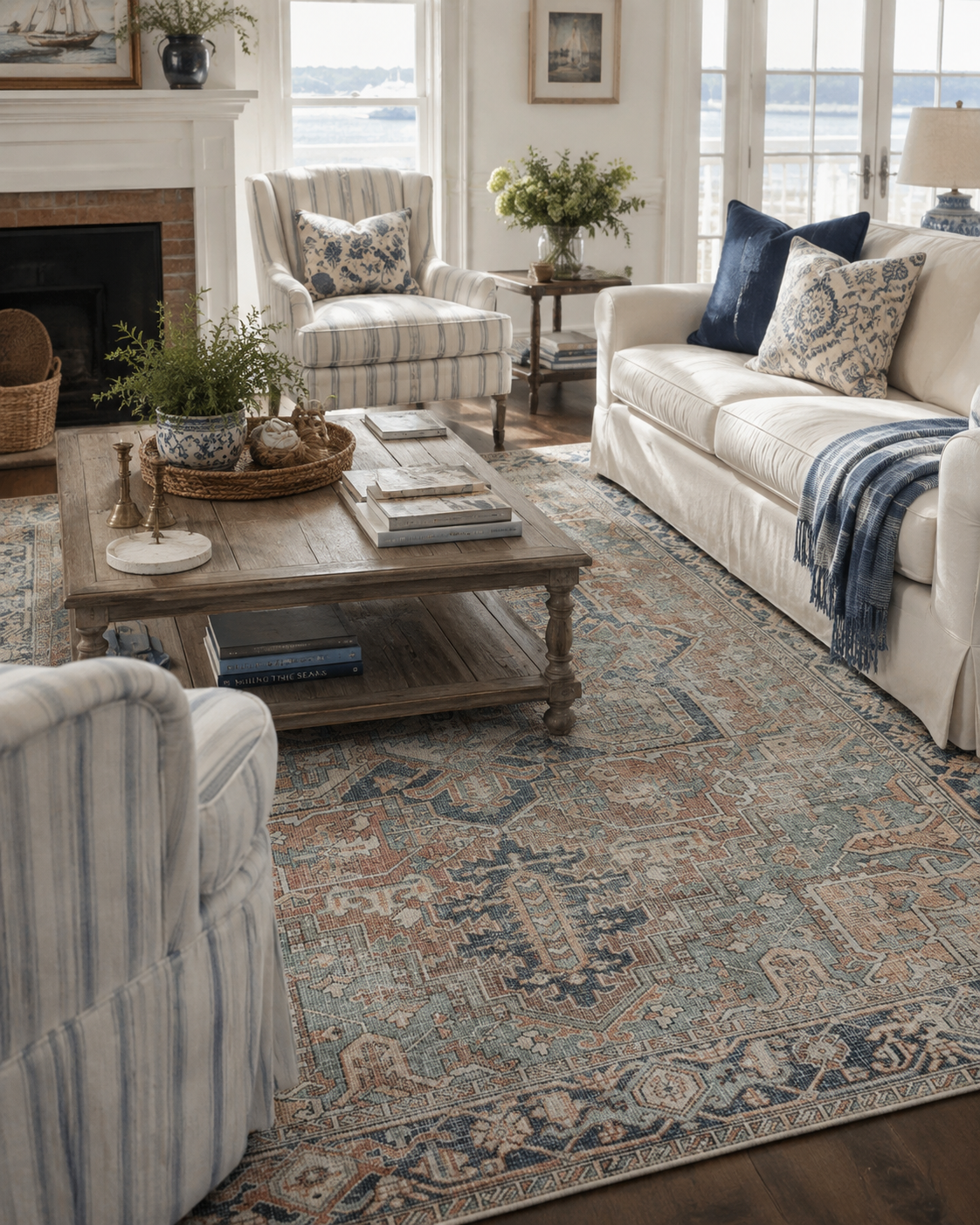The Ashcombe Heritage Washable Rug