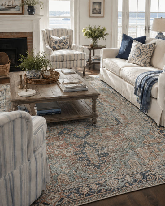 The Ashcombe Heritage Washable Rug