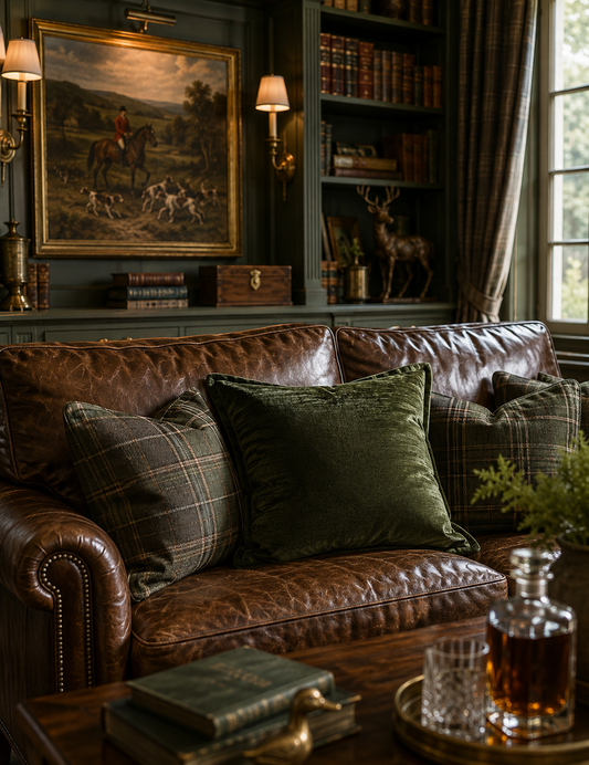 The Woodland Velvet Accent Pillow