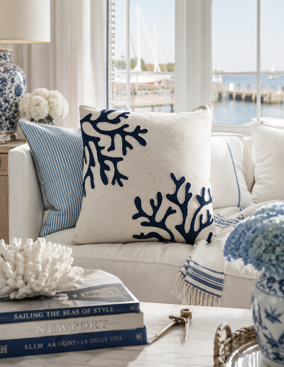The Mariner Rope Knot Throw Pillow