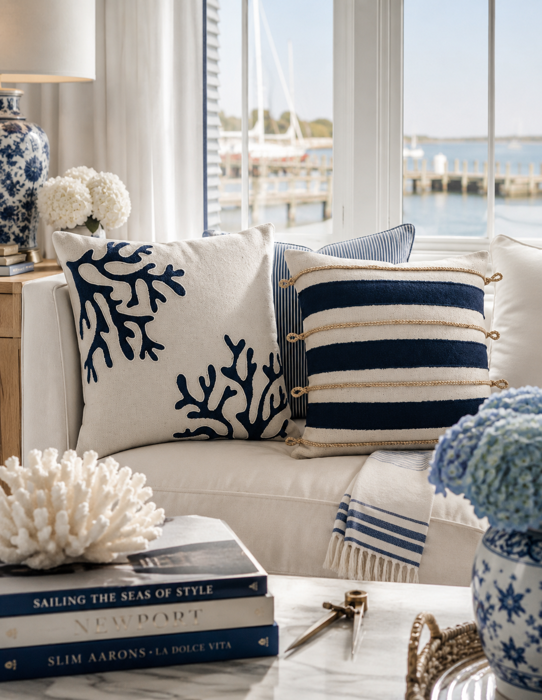 The Mariner Rope Knot Throw Pillow