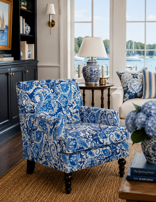 The Portsmouth Porcelain Accent Chair