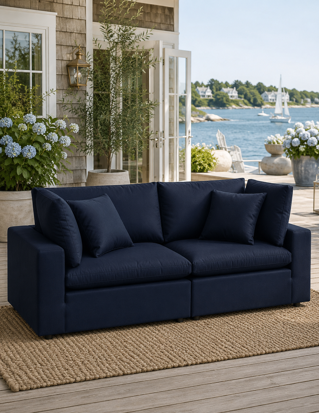 The Harbor House Newport Outdoor Loveseat