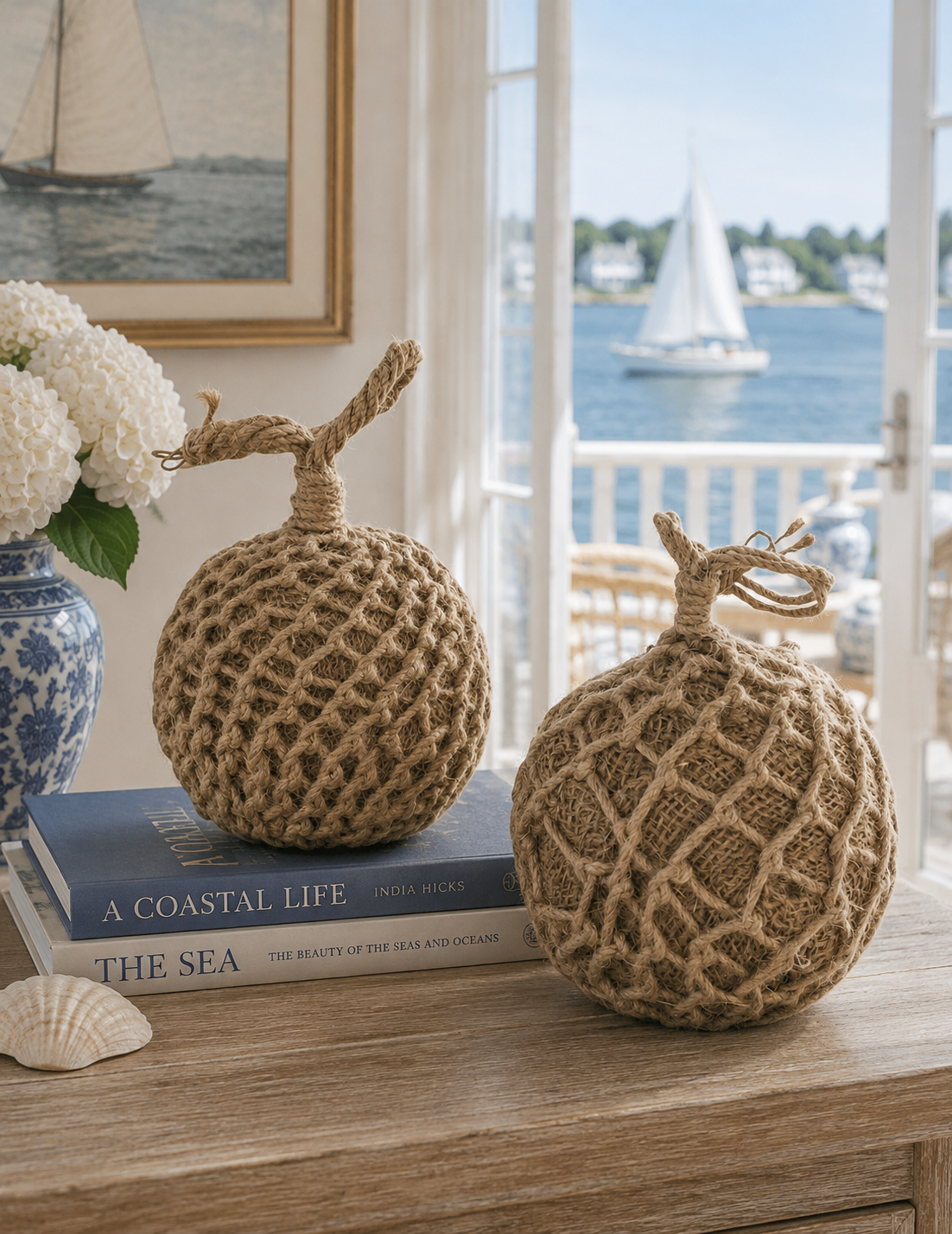The Woven Earth Knot Orb Sculpture