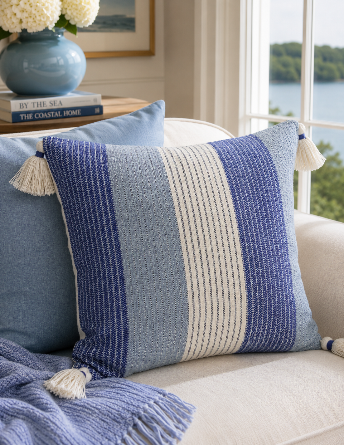 Handwoven Decorative Throw Pillow 20"x20"