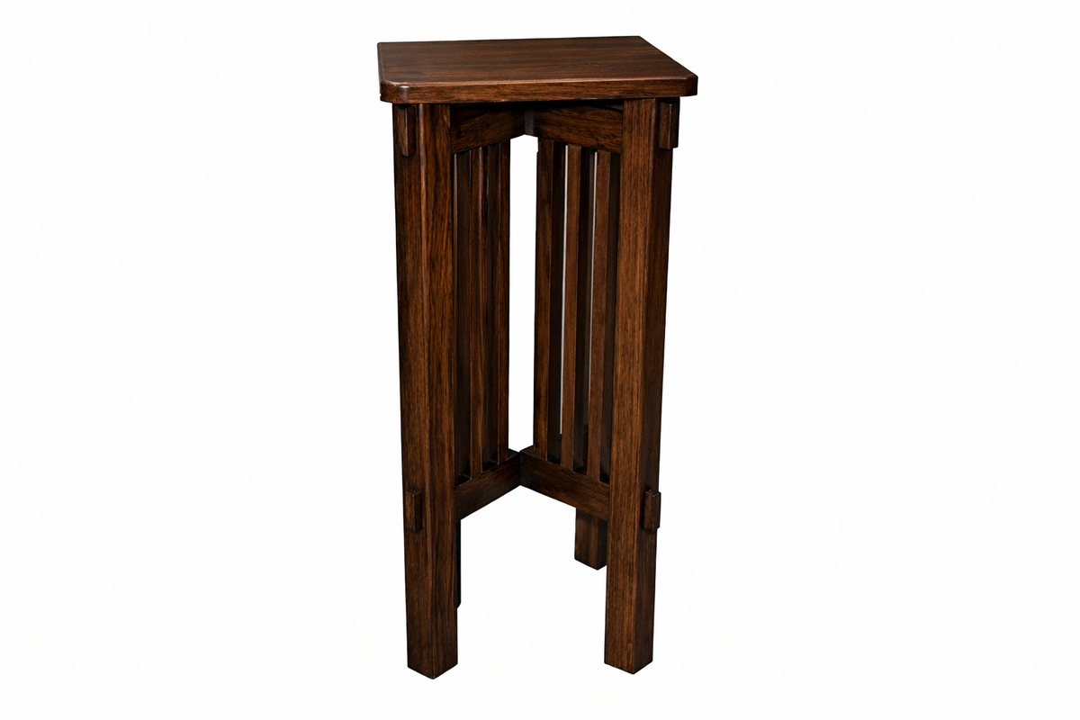 Mission Spindle Side Table / Plant Stand