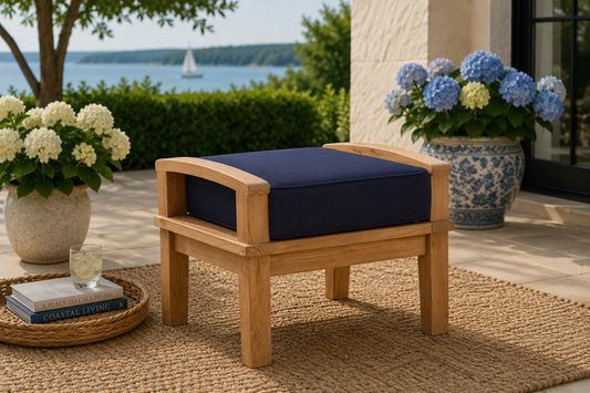 Seabrook Outdoor Teak Ottoman
