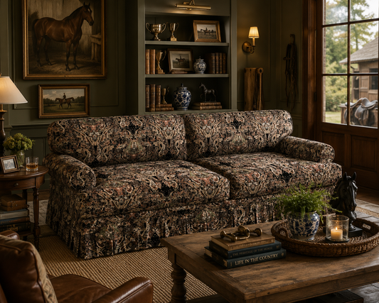 The Devon Slipcovered Rolled Arm Sofa