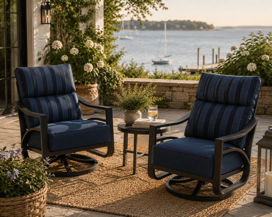 Ashbourne Aluminum Swivel Rocking Lounge Chair