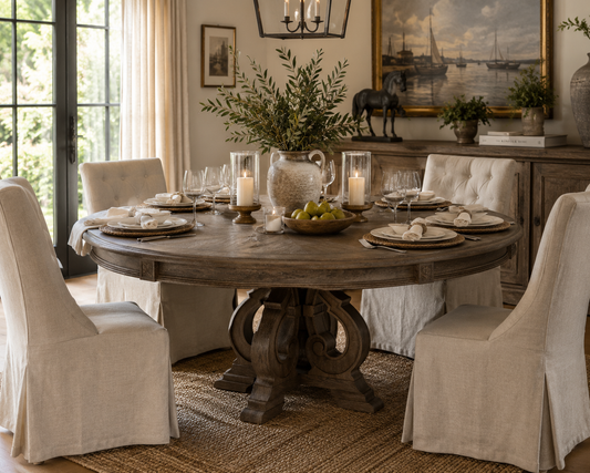 Ashbourne Round Pedestal Dining Table