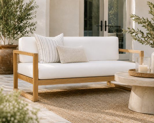 Ashbourne Estate Teak Outdoor Sofa