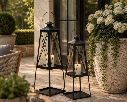 The Ashwick Estate Lantern Stands | Set of 2