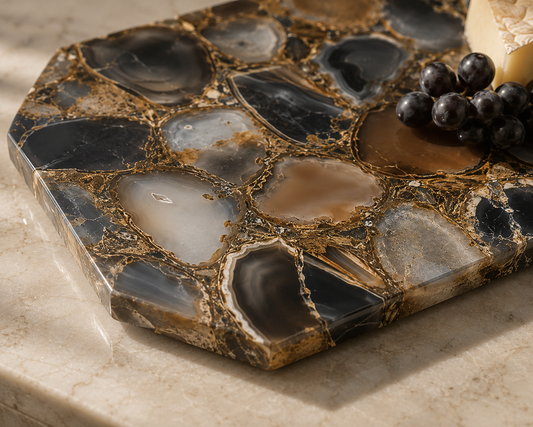 The Kensington Agate Serving Board