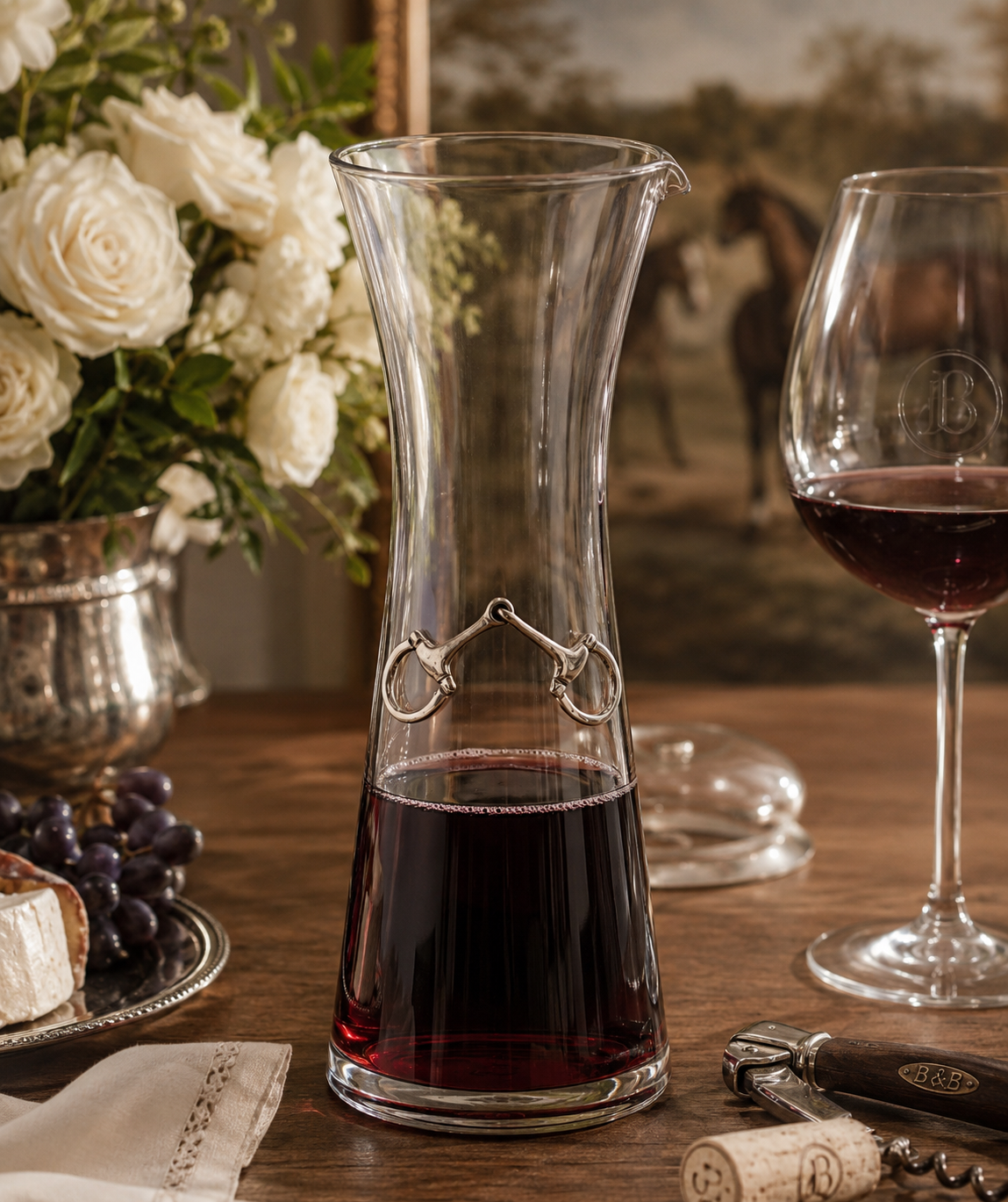 Ashbourne Collection | Equestrian Bit Wine Carafe