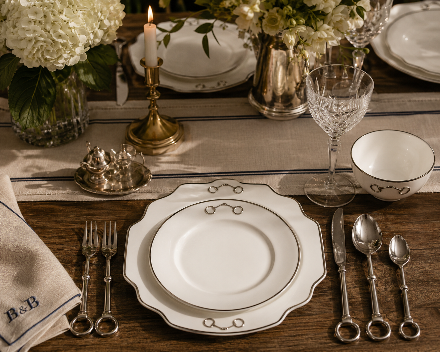 The Bridlecrest Bone China Dinnerware Collection