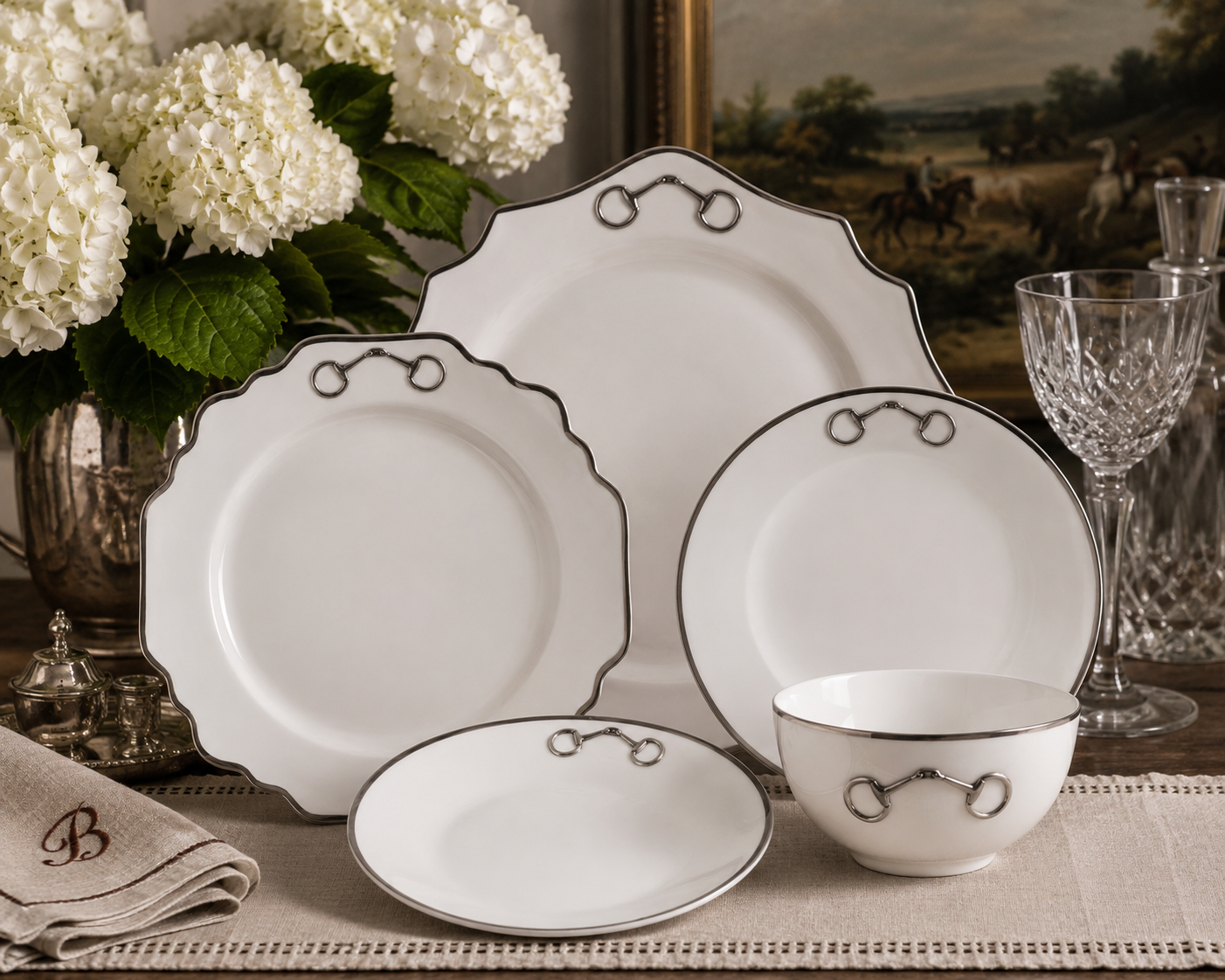 The Bridlecrest Bone China Dinnerware Collection