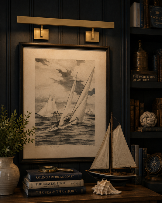 The Talbot Brass Picture Light