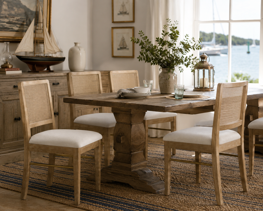 The Newport Cane Back Dining Chair