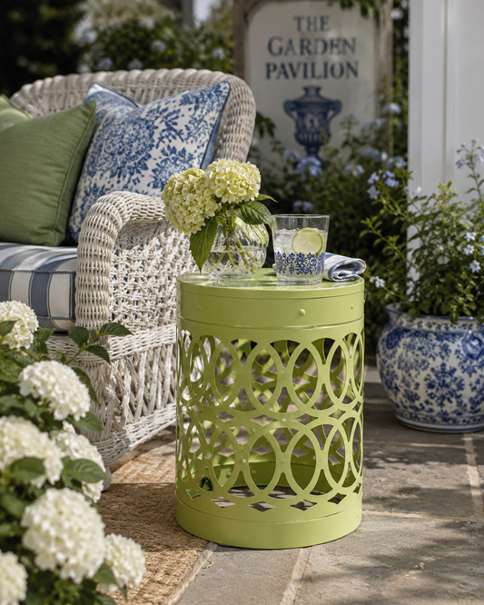The Ashford Garden Lattice Outdoor Accent Table
