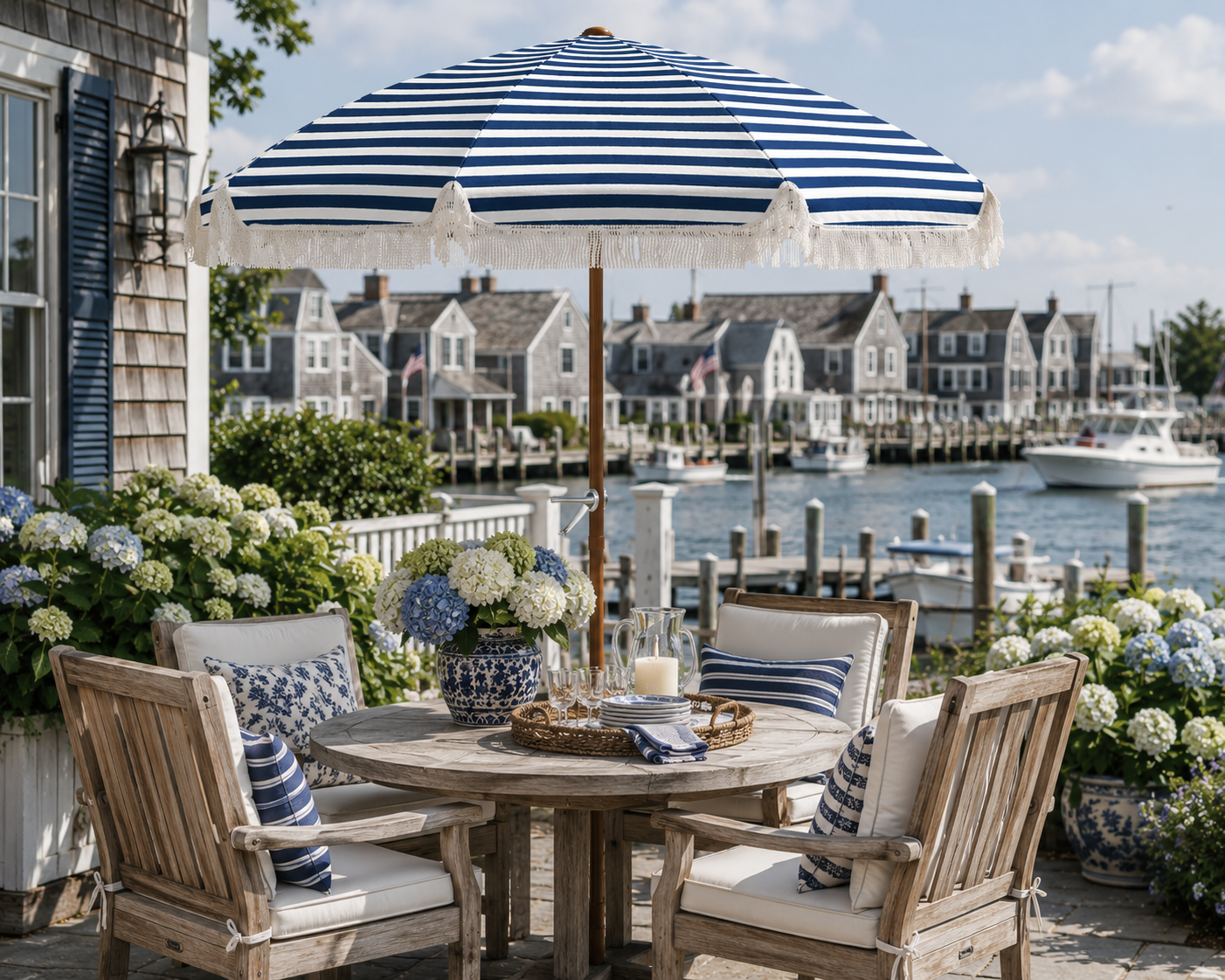 The Nantucket Fringe Market Umbrella
