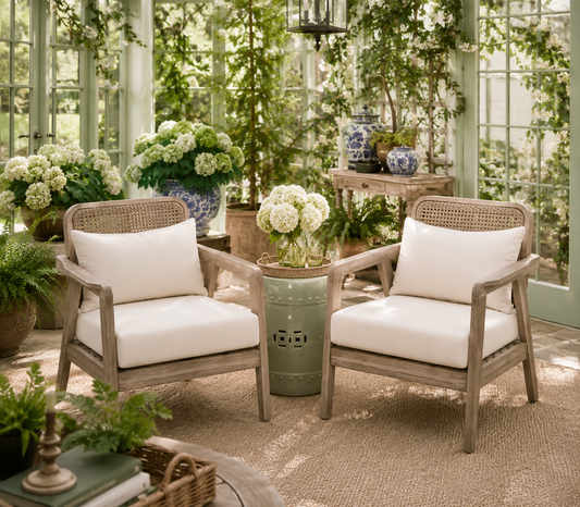 The Seabrook Woven Lounge Chair