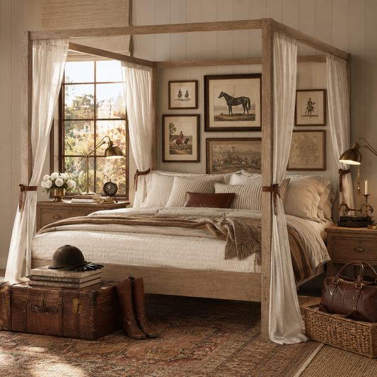 The Heritage Canopy Bed — Inspired by English Country Homes and New England Estates.