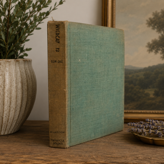 Vintage 1941 Wildcat 13 Hardcover Novel by Tom Gill | Classic Fiction Book